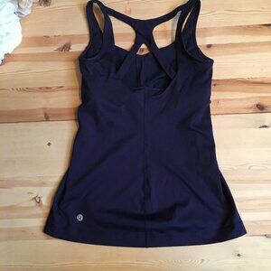 Lululemon NAVY Tank built-in bra, Racerback, Classic